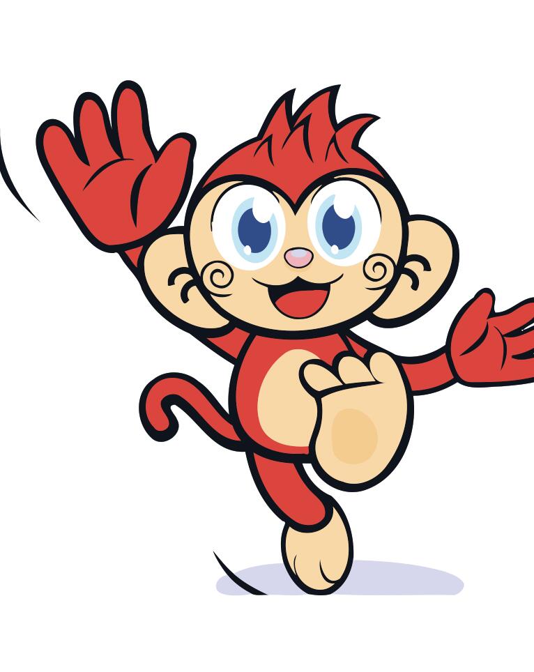 Paint by numbers | Children Painting kit Dancing Monkey | kids easy | Figured'Art