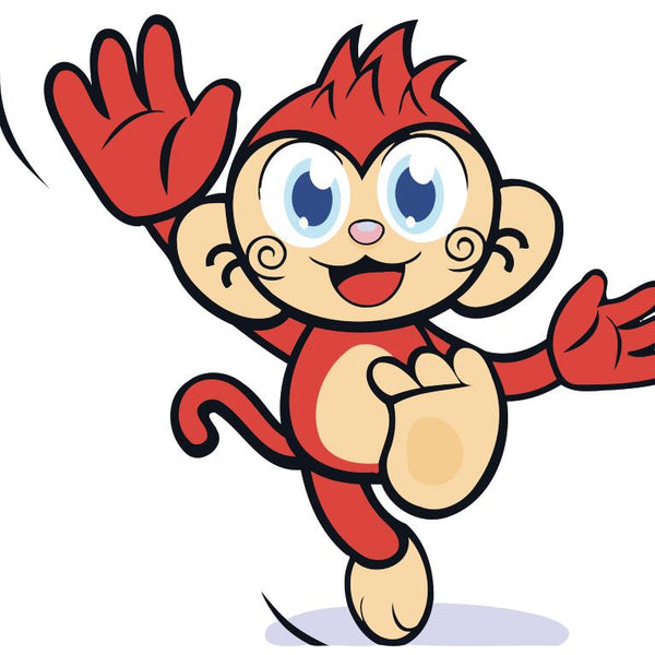 Paint by numbers | Children Painting kit Dancing Monkey | kids easy | Figured'Art