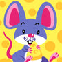 Paint by numbers | Children Painting kit Mouse with Cheese | kids easy | Figured'Art