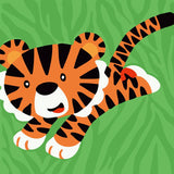 Paint by numbers | Children Painting kit Tiger | kids easy | Figured'Art
