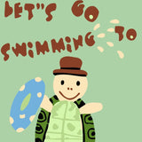 Paint by numbers | Children Painting kit Turtle Swimming | kids easy | Figured'Art