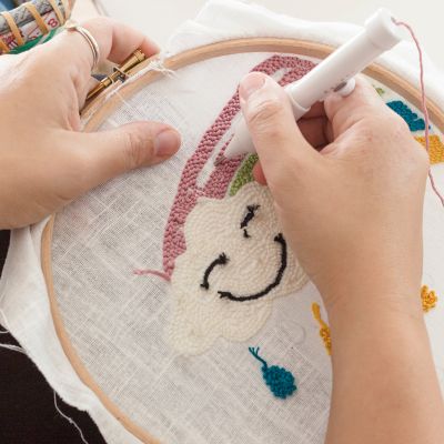 Punch Needle Kit - Father and Child – Figured'Art