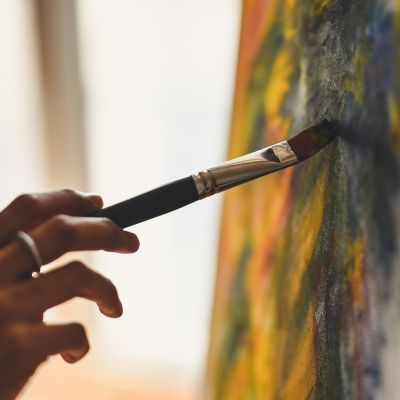 Painting on canvas for beginners