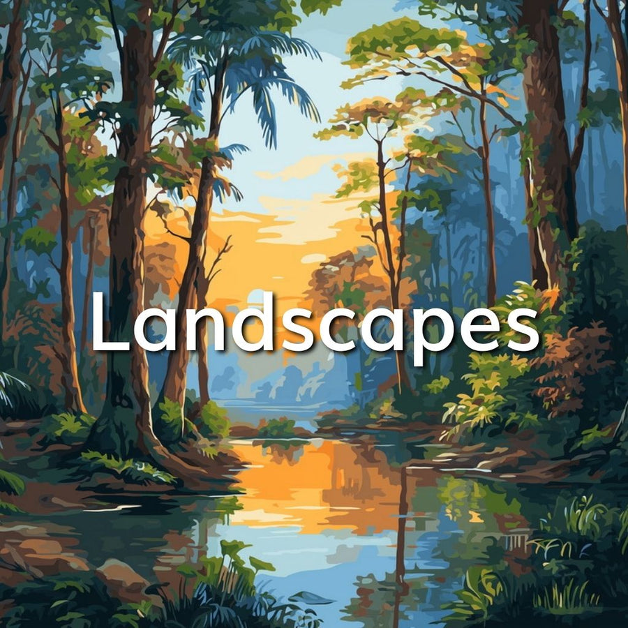 Paint by Numbers Landscape