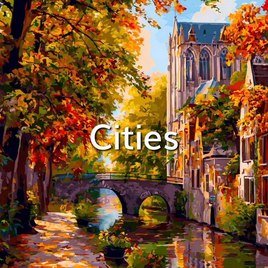 Diamond Painting Cities