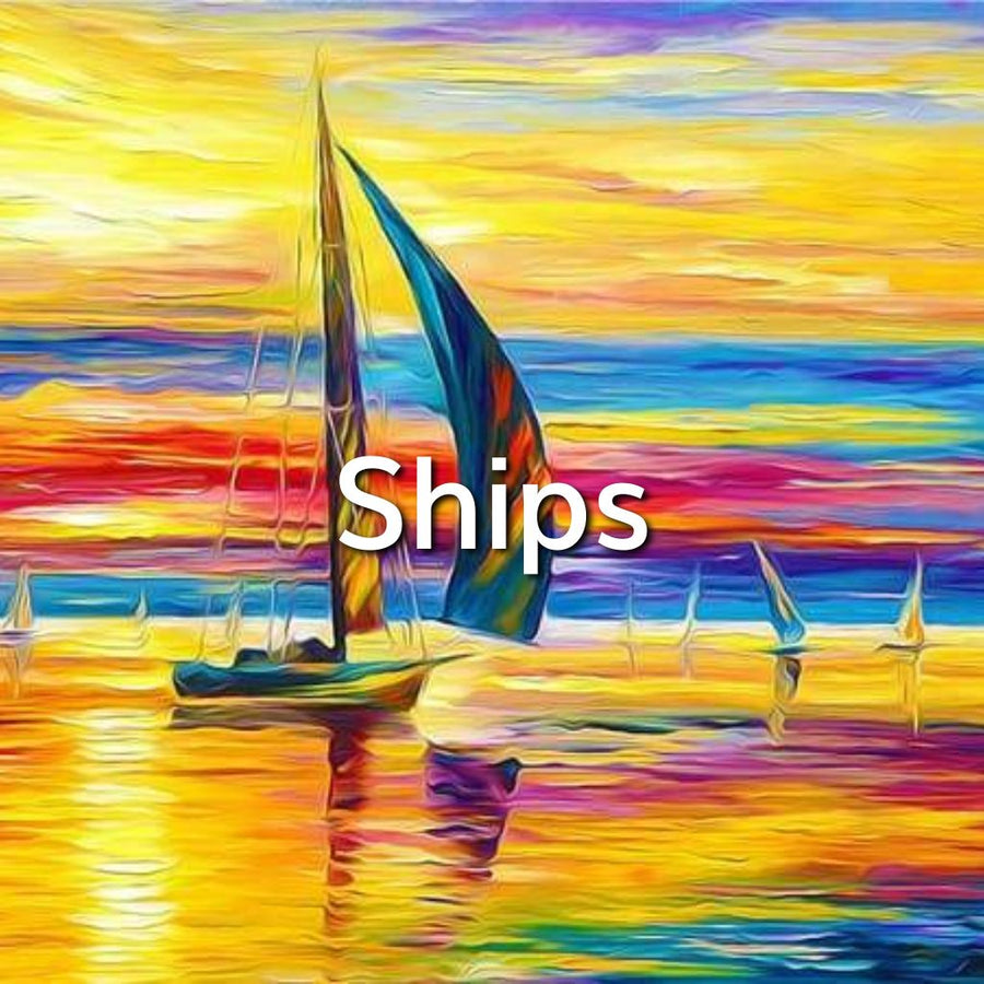 Paint by Numbers Ships and Boats