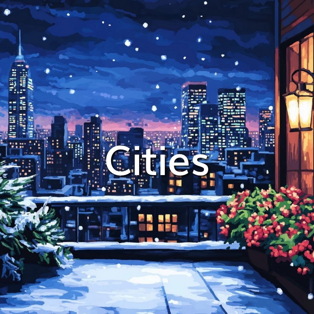 Paint by Numbers City Page 30 Figured'Art