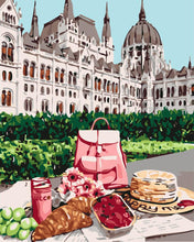 Load image into Gallery viewer, Paint by numbers | Breakfast and view of the castle | castles advanced new arrivals cities | Figured'Art