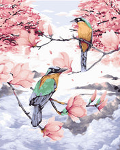 Load image into Gallery viewer, Paint by numbers | Birds on branches in the high altitude mountains | animals advanced new arrivals birds | Figured'Art