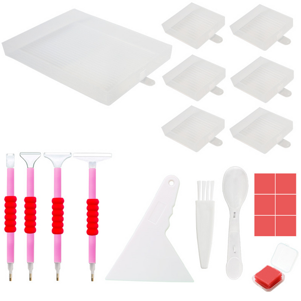 Diamond Painting Professional Tool Set 15 Piece Accessories