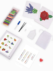 Gem Painting kit - Flowers series