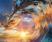 Load image into Gallery viewer, paint by numbers | In the Wave | intermediate landscapes new arrivals | FiguredArt