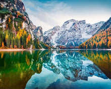 Load image into Gallery viewer, paint by numbers | Reflection on the big Lake | advanced landscapes new arrivals | FiguredArt