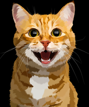 Load image into Gallery viewer, paint by numbers | Hello Cute Cat | animals cats easy new arrivals | FiguredArt