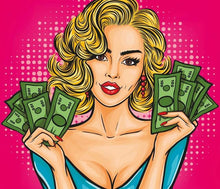 Load image into Gallery viewer, paint by numbers | Money is Sexy | easy new arrivals portrait | FiguredArt