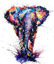 Load image into Gallery viewer, paint by numbers | Acrylic Asian Elephant | advanced animals elephants new arrivals | FiguredArt
