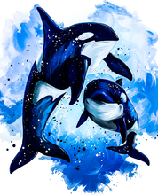Load image into Gallery viewer, paint by numbers | Grampus | animals easy fish new arrivals | FiguredArt