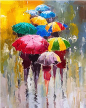 Load image into Gallery viewer, paint by numbers | Umbrellas | intermediate landscapes new arrivals | FiguredArt