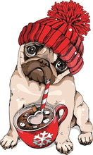 Load image into Gallery viewer, paint by numbers | Dog and Cup | animals dogs easy new arrivals | FiguredArt