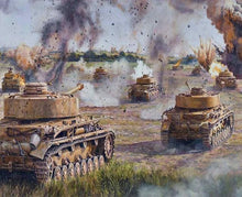 Load image into Gallery viewer, paint by numbers | Tank war | advanced landscapes new arrivals | FiguredArt