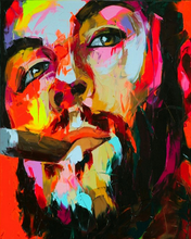 Load image into Gallery viewer, paint by numbers | Cigar | intermediate new arrivals portrait | FiguredArt