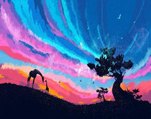 Load image into Gallery viewer, paint by numbers | Sky and Giraffes | advanced animals giraffes new arrivals | FiguredArt