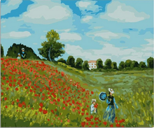 Load image into Gallery viewer, paint by numbers | Walking in the Fields | famous paintings intermediate landscapes new arrivals | FiguredArt