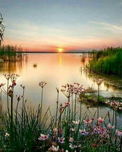 Load image into Gallery viewer, paint by numbers | peaceful lake | new arrivals landscapes intermediate | FiguredArt