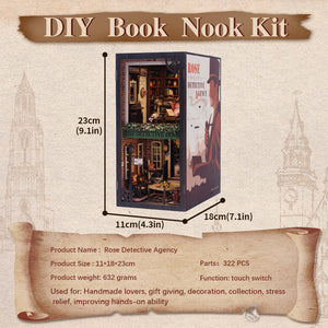 DIY Book Nook Kit - Rose Detective Agency