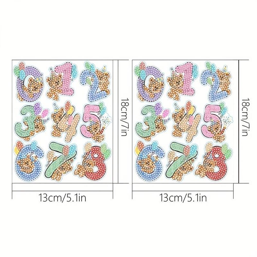 5D Diamond Painting 17 Sticker Numbers
