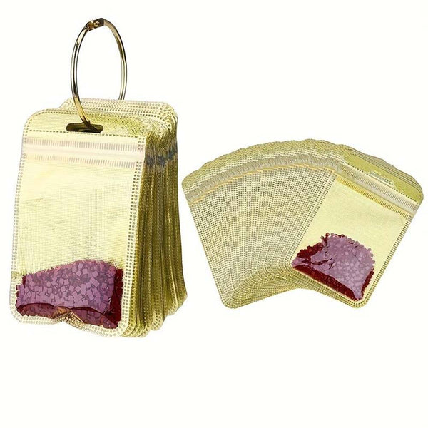5D Diamond Painting 50 Ziplock Bags and 1 Book Ring