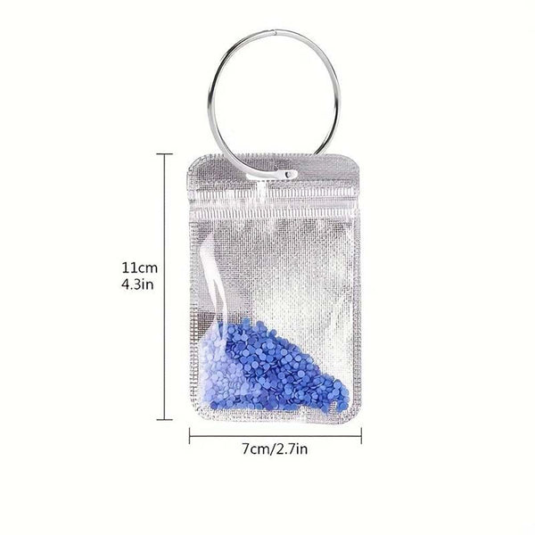 5D Diamond Painting 50 Ziplock Bags and 1 Book Ring