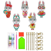 Load image into Gallery viewer, 5D Diamond Painting Easter Bunny Pendant Set 2