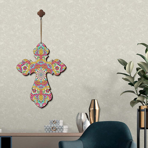 5D Diamond Painting Decorative Pendant Cross Mandala