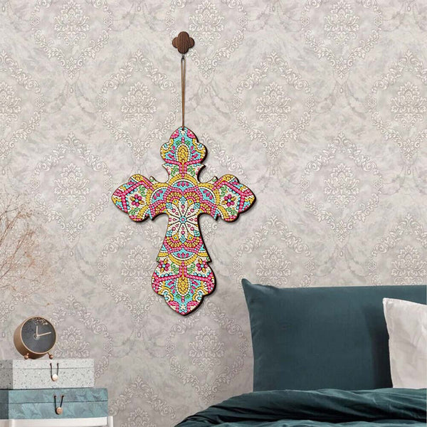 5D Diamond Painting Decorative Pendant Cross Mandala