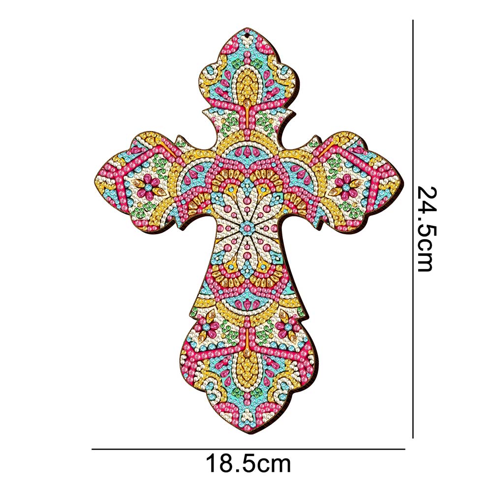 5D Diamond Painting Decorative Pendant Cross Mandala