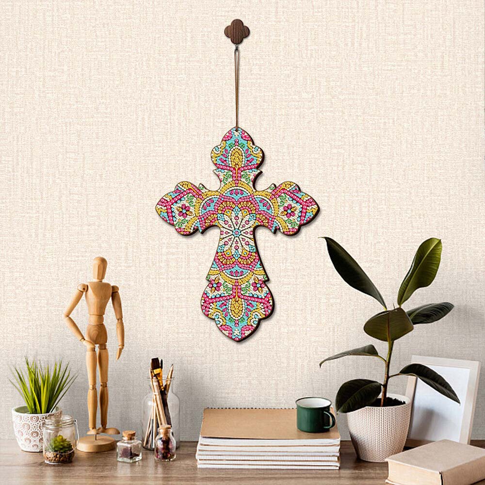 5D Diamond Painting Decorative Pendant Cross Mandala