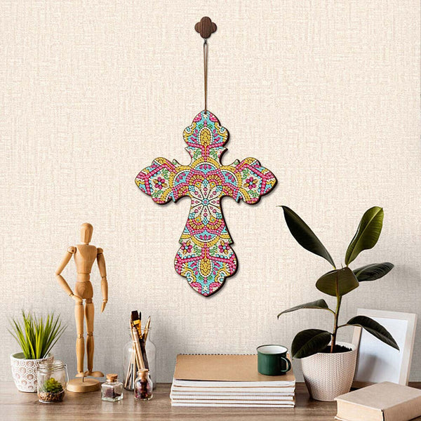 5D Diamond Painting Decorative Pendant Cross Mandala