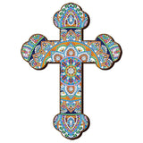5D Diamond Painting Decorative Pendant with Cross Mandala