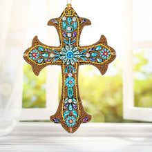 Load image into Gallery viewer, 5D Diamond Painting Decorative Pendant Cross