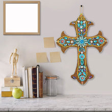 Load image into Gallery viewer, 5D Diamond Painting Decorative Pendant Cross