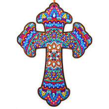 Load image into Gallery viewer, 5D Diamond Painting Decorative Pendant Mandala Cross