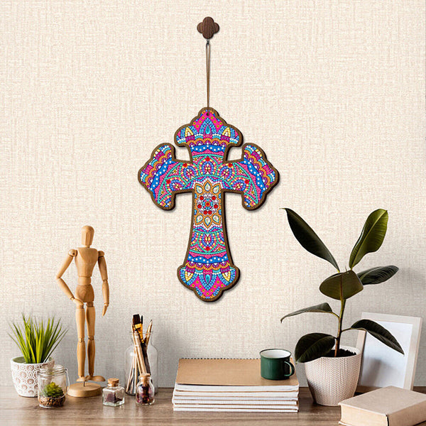 5D Diamond Painting Decorative Pendant Mandala Cross
