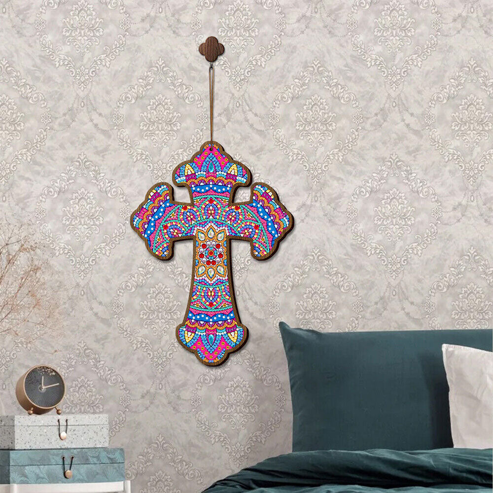 5D Diamond Painting Decorative Pendant Mandala Cross