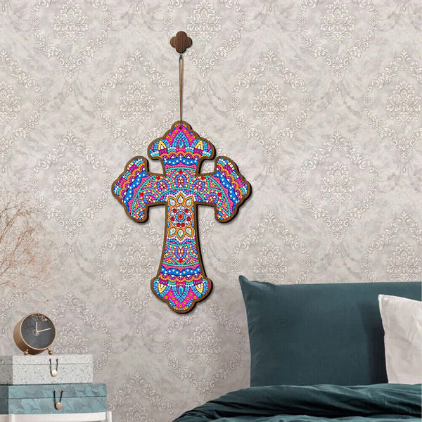 5D Diamond Painting Decorative Pendant Mandala Cross