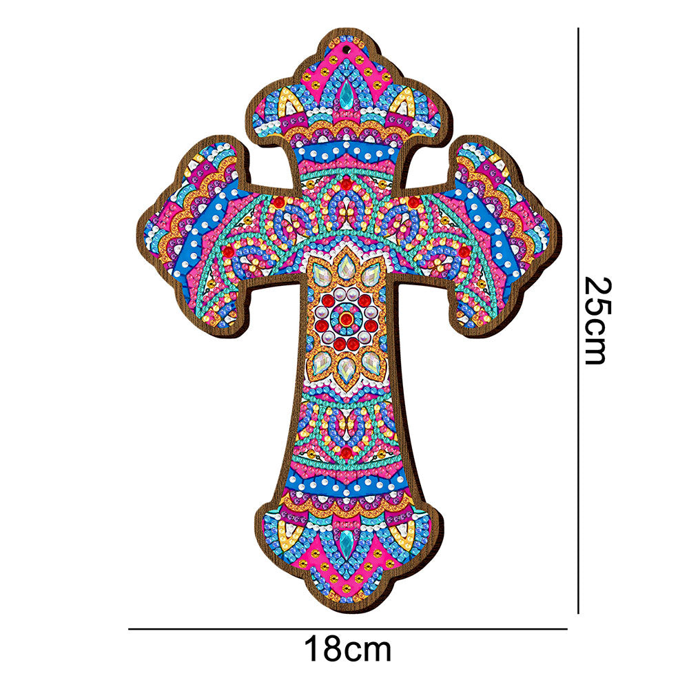 5D Diamond Painting Decorative Pendant Mandala Cross