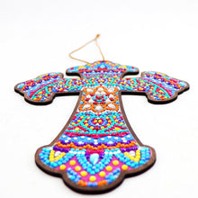 Load image into Gallery viewer, 5D Diamond Painting Decorative Pendant Mandala Cross