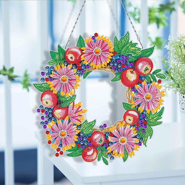5D Diamond Painting Wreath Double-sided Fruits