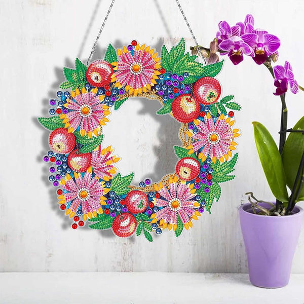 5D Diamond Painting Wreath Double-sided Fruits