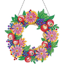 Load image into Gallery viewer, 5D Diamond Painting Wreath Double-sided Fruits